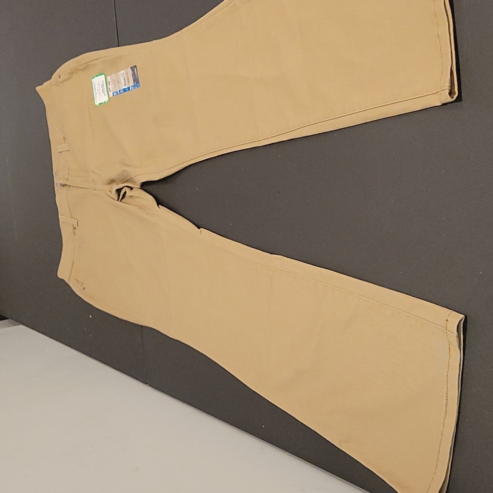 Khaki Mid Rise Boot Cut - Picture 3 of 3